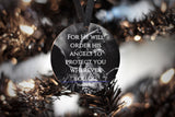 Saint Michael Psalm 91:11 Christmas Ornament for Law Enforcement
