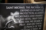 Saint Michael Prayer of Protection Wood Sign for Law Enforcement
