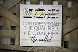 911 Dispatcher Canvas Thin Gold Line for Emergency Dispatchers