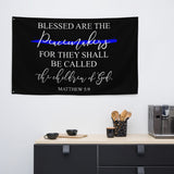 Blessed Are The Peacemakers Flag for Law Enforcement
