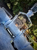Personalized Etched Decanter and Glasses Set Made With Your Badge or Patch