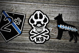 K9 Skull and Crossbones Christmas Ornament K9 Unit