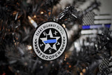 Texas Highway Patrol Thin Blue Line Christmas Ornament Trooper DPS Gift