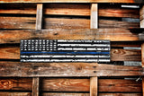 Thin Blue Line American Flag Distressed Wood Sign Law Enforcement Gift