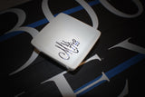 Personalized Mrs. Badge Number Thin Blue Line Jewelry Dish