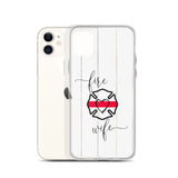 Fire Wife Thin Red Line Cross Phone Case