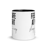 Feel Safe at Night Sleep with a Cop Coffee Mug