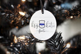 Personalized Police Couple Christmas Ornament for Law Enforcement