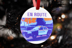 Poorly Made Police Memes En Route Crown Vic Christmas Ornament