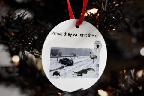 Poorly Made Police Memes Prove They Weren't There Christmas Ornament