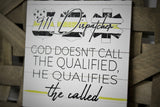 911 Dispatcher Canvas Thin Gold Line for Emergency Dispatchers
