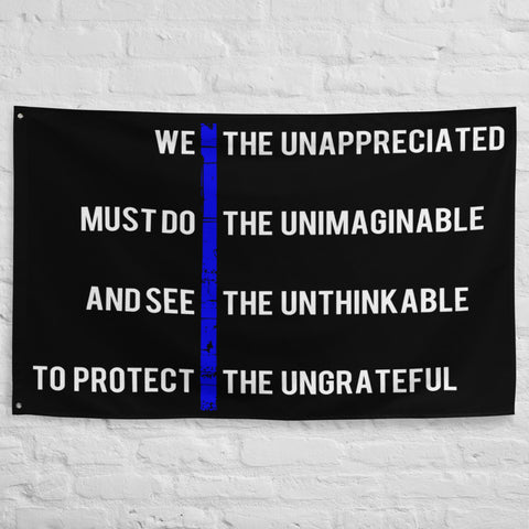 We the Unappreciated Flag for Law Enforcement
