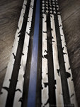 Thin Blue Line American Flag Distressed Wood Sign Law Enforcement Gift