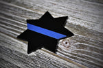 Personalized Thin Blue Line 7 Point Star Christmas Ornament Law Enforcement Sheriff Deputy