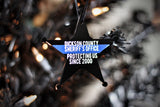 Personalized Thin Blue Line Christmas Ornament 5 point star Law Enforcement Sheriff Deputy