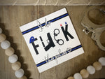 I Do Fuck the Police Canvas for Police Wives, Spouses, Girlfriends