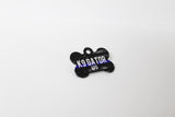 Personalized Thin Blue Line Tag for Police K9, Police Dog ID Metal Tag, Law Enforcement