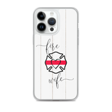 Fire Wife Thin Red Line Cross Phone Case