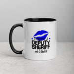 I Kissed a Deputy Sheriff Coffee or Tea Mug