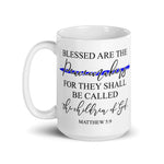 Blessed are the Peacemakers Coffee Mug for Law Enforcement